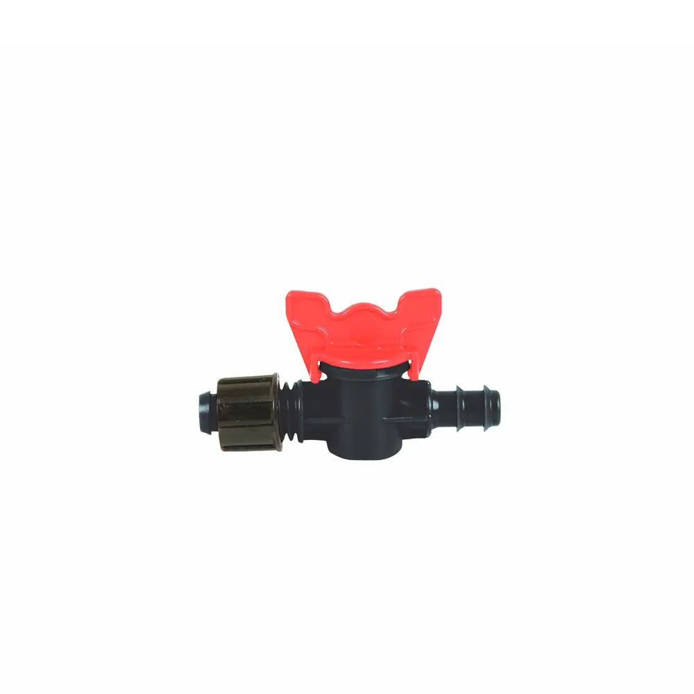 Lay Flat Mini Valve – Nut × Barbed